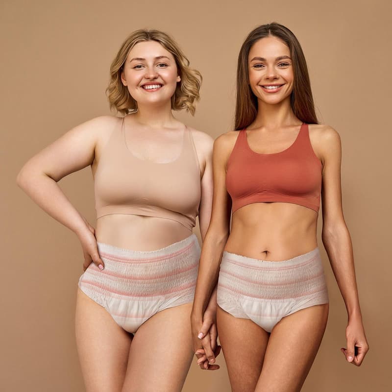 Canpol babies Disposable postpartum panties with liner L/XL 2in1