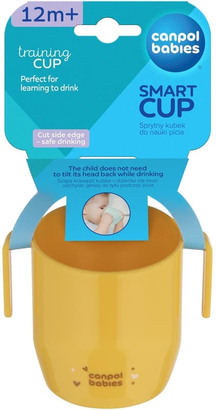 Canpol babies Smart training cup yellow 180 ml
