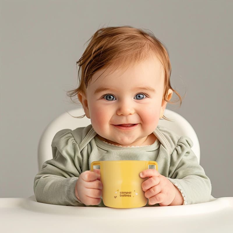 Canpol babies Smart training cup yellow 180 ml