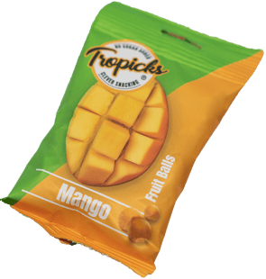 Tropicks Ovocné kuličky mango