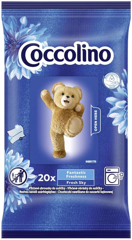 Coccolino Wet wipes for dryer (20×5.6 g)