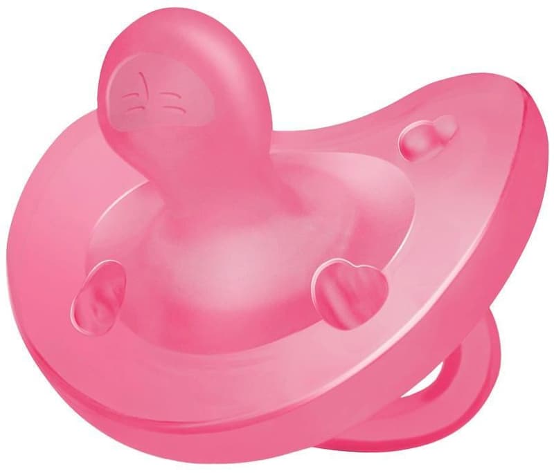 Chicco Physio pacifier all-silicone pink 16-36 months