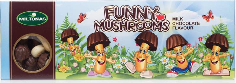 Miltonas Milk Chocolate Mushrooms and Cookies