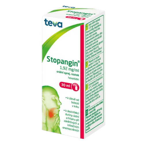 STOPANGIN 1,92MG/ML Orální sprej, roztok 1X30ML