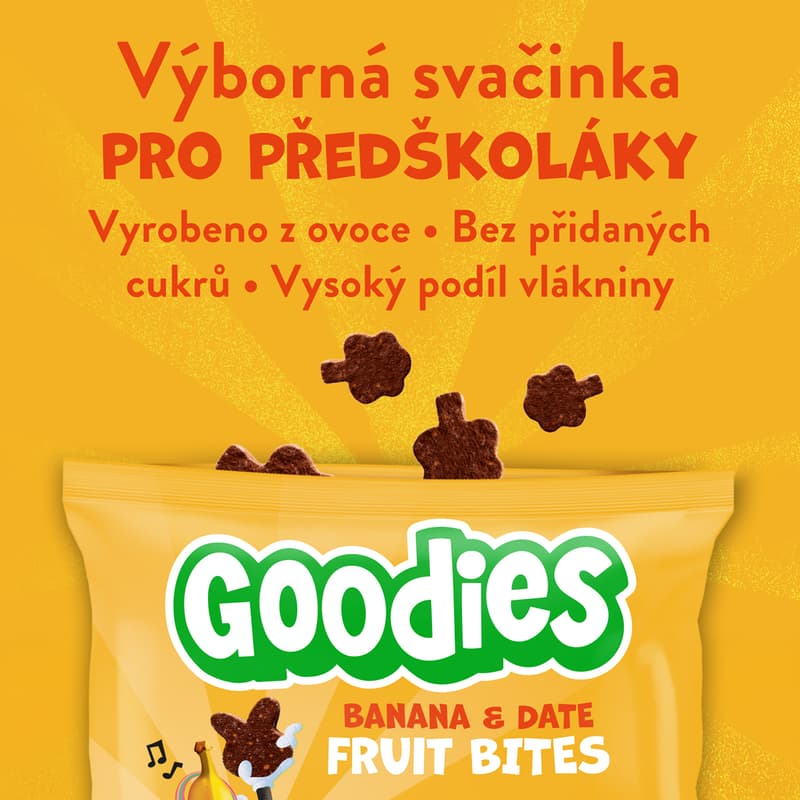Goodies Datlovo-banánové kousky