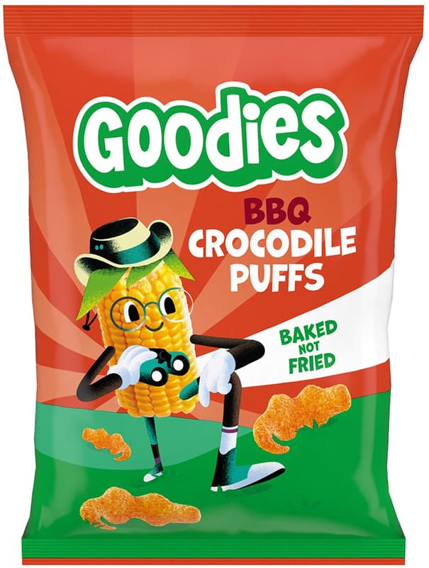 Goodies BBQ Crocodile Crisps 30g