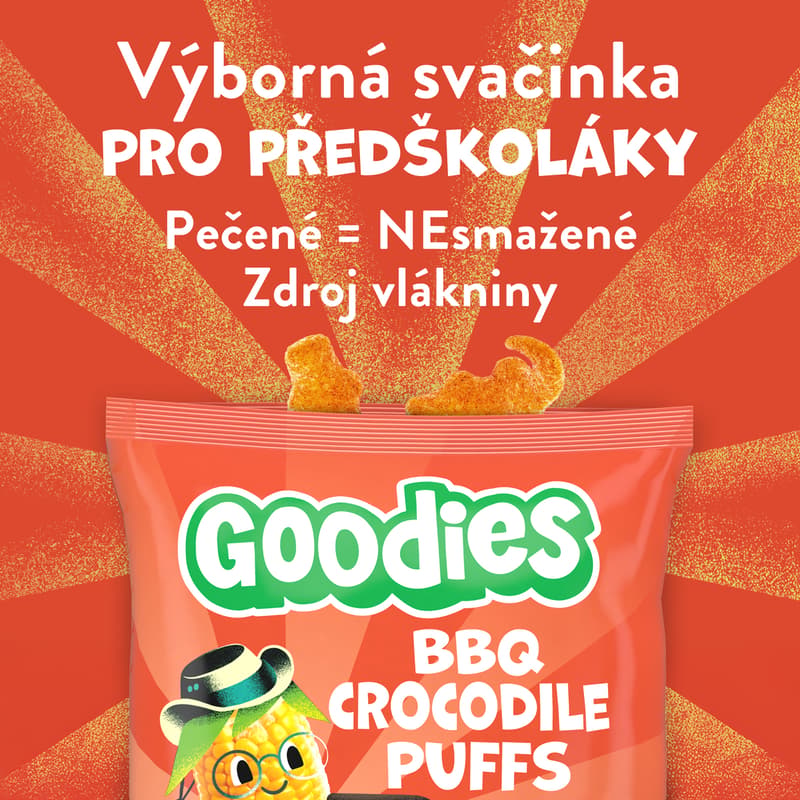 Goodies BBQ Crocodile Crisps 30g