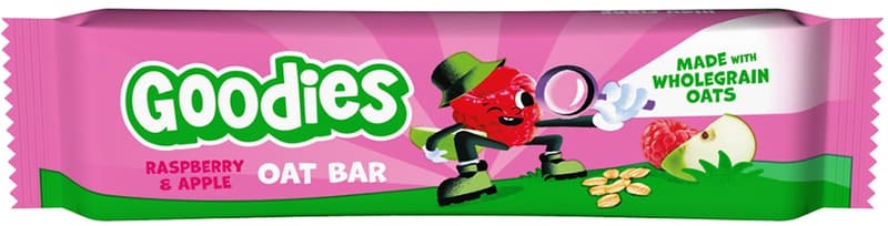 Goodies oat bar raspberry & apple 23 g