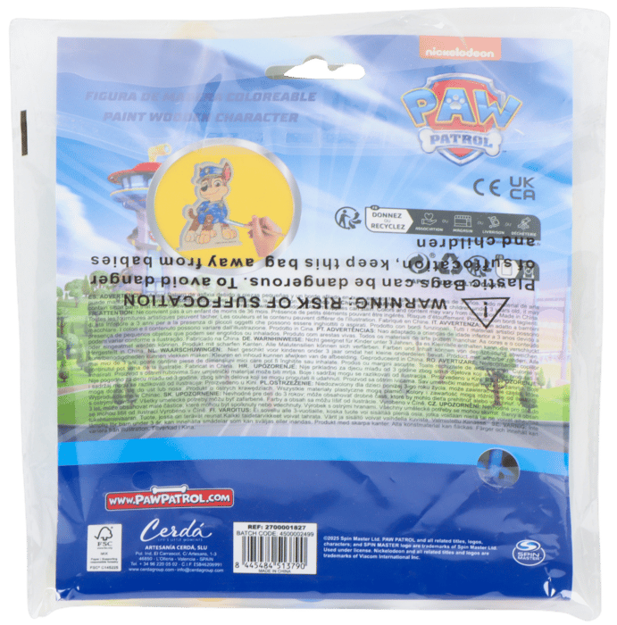 Cerda Paw Patrol vymaluj si sám – Chase