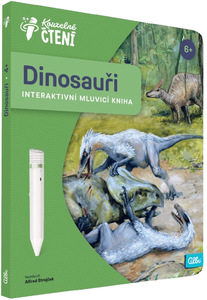 Albi Kouzelné čtení interaktivní mluvící kniha Dinosauři