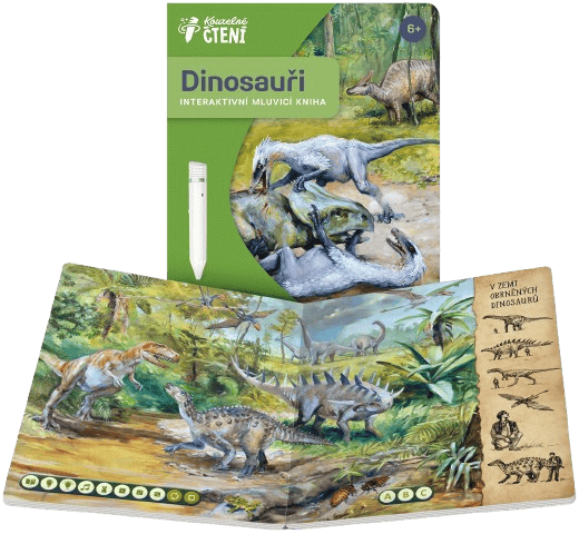 Albi Kouzelné čtení interaktivní mluvící kniha Dinosauři