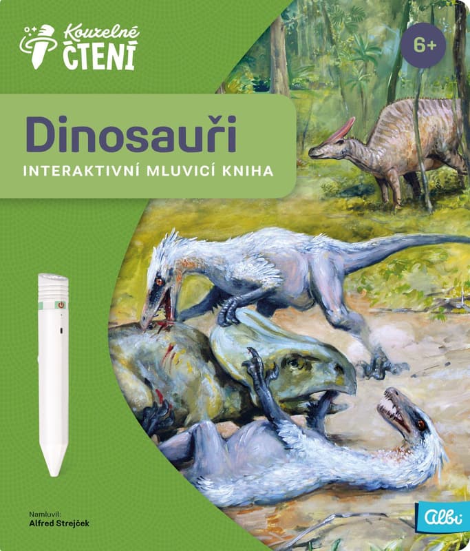 Albi Kouzelné čtení interaktivní mluvící kniha Dinosauři