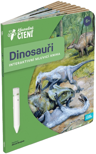 Albi Kouzelné čtení interaktivní mluvící kniha Dinosauři