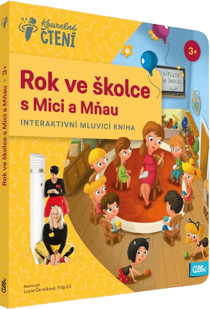 Albi Kouzelné čtení kniha Rok ve školce s Mici a Mňau