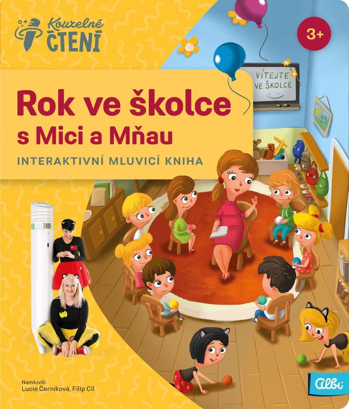 Albi Kouzelné čtení kniha Rok ve školce s Mici a Mňau