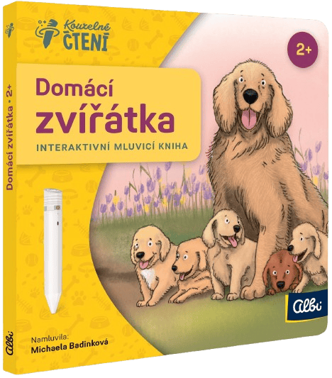 Albi Kouzelné čtení interaktivní mluvící kniha pro nejmenší – Domácí zvířátka