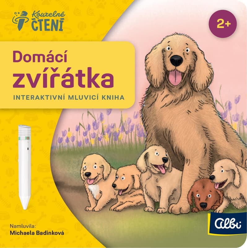Albi Kouzelné čtení interaktivní mluvící kniha pro nejmenší – Domácí zvířátka