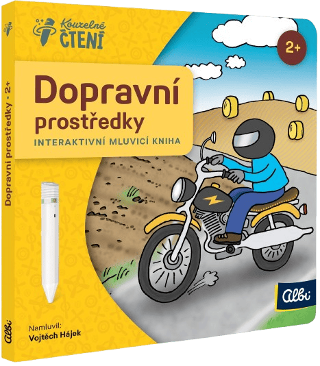 Albi Kouzelné čtení kniha pro nejmenší Dopravní prostředky