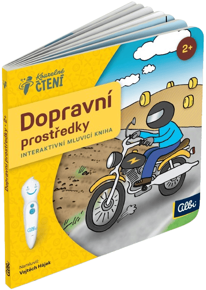 Albi Kouzelné čtení kniha pro nejmenší Dopravní prostředky