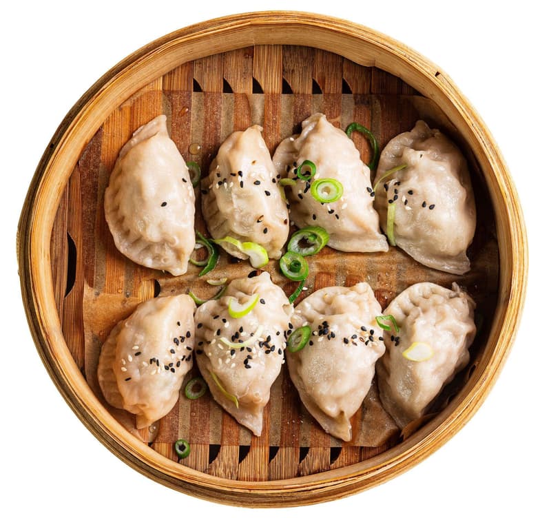 Pork dumplings with Peking cabbage from Dim Sum Spot