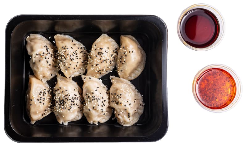 Pork dumplings with Peking cabbage from Dim Sum Spot