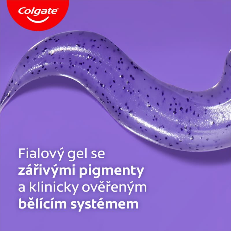 Colgate Advanced White Purple zubní pasta