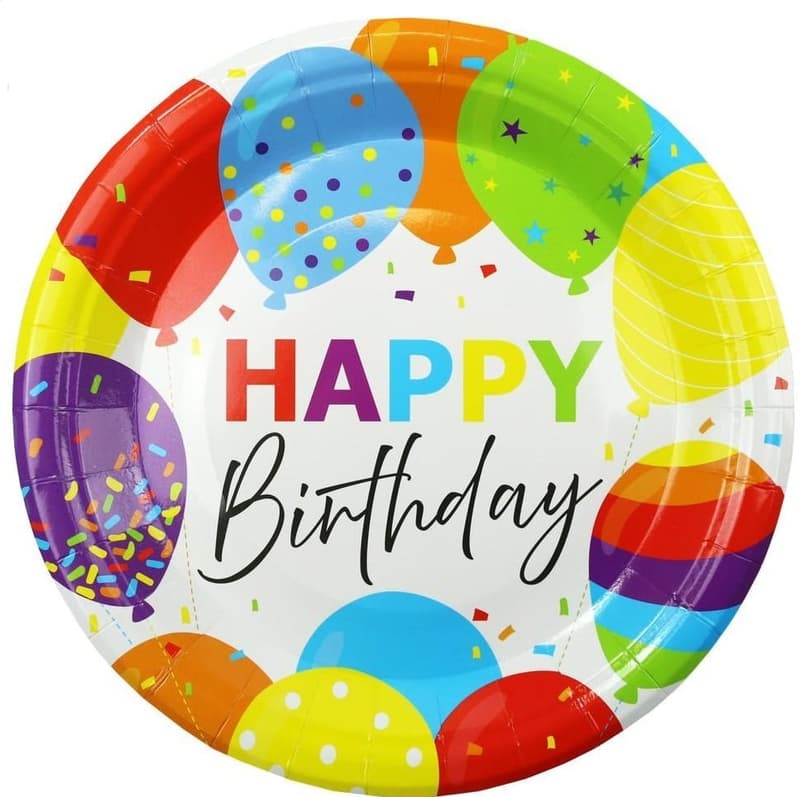 Luma Happy Birthday Plate 18 cm