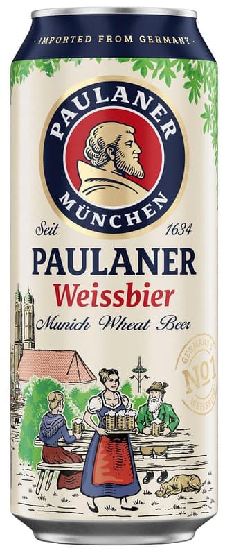 Paulaner Hefe-Weissbier Naturtrub can