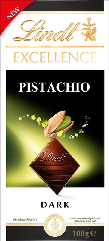 Lindt Chocolate EXCELLENCE Dark with Caramelized Pistachios