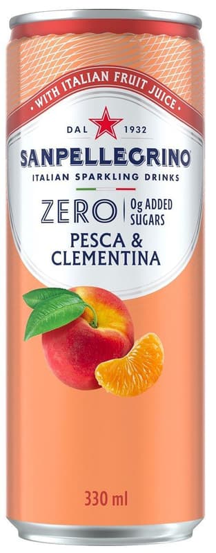 San Pellegrino Pesca Clementina zero can