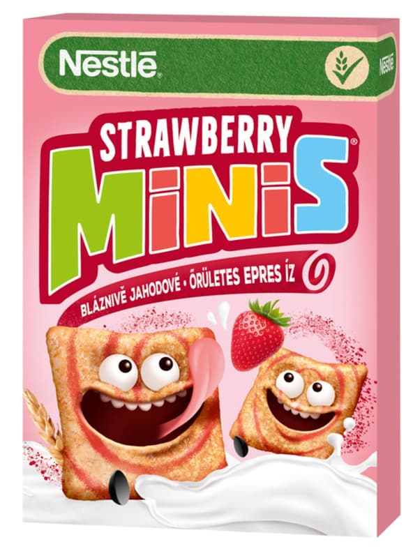 Nestlé Strawberry Minis cereal