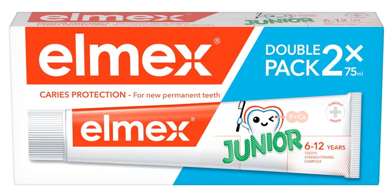 elmex Junior toothpaste for kids  6-12 years
