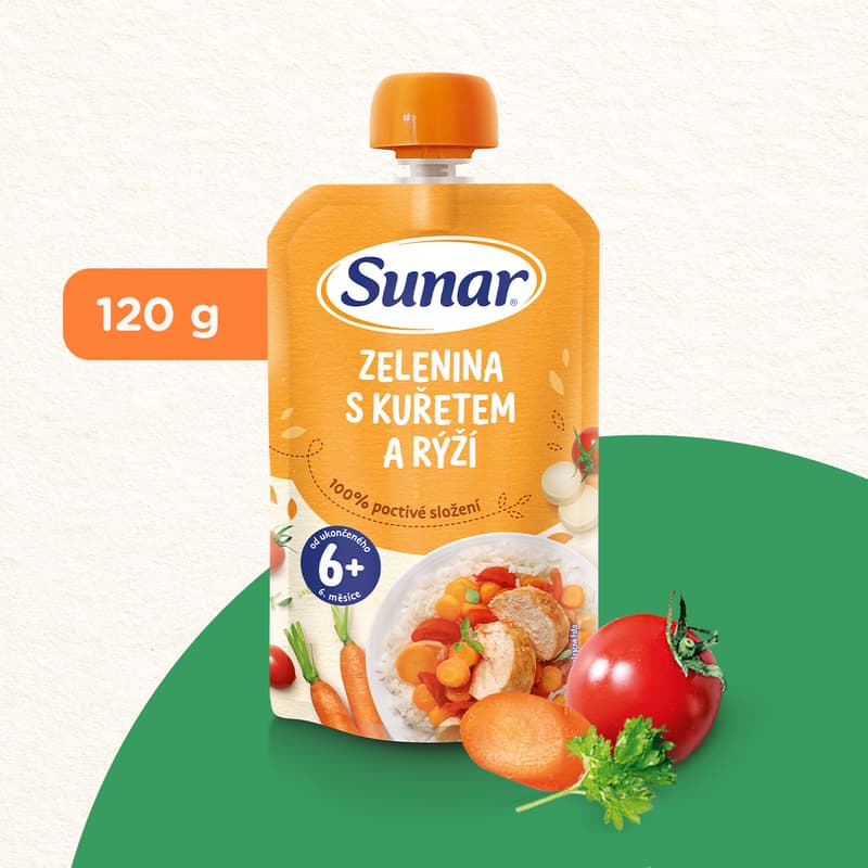 Sunar Kapsička zelenina s kuřetem a rýži