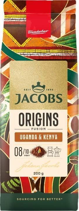 Jacobs Origins Kenya and Uganda mletá káva