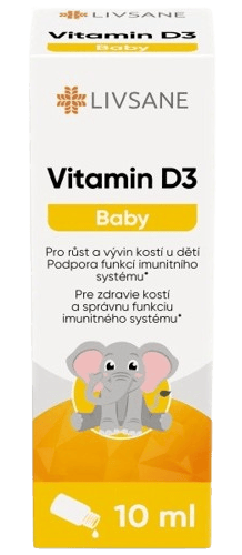 LIVSANE Vitamin D3 Baby kapky 10ml