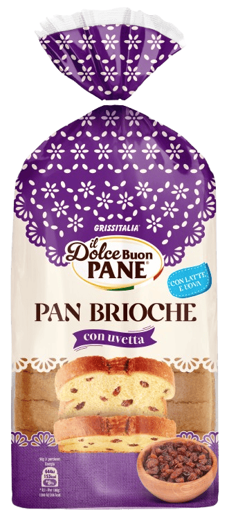 il Buon Pane Filone Toustový chléb brioškový s rozinkami