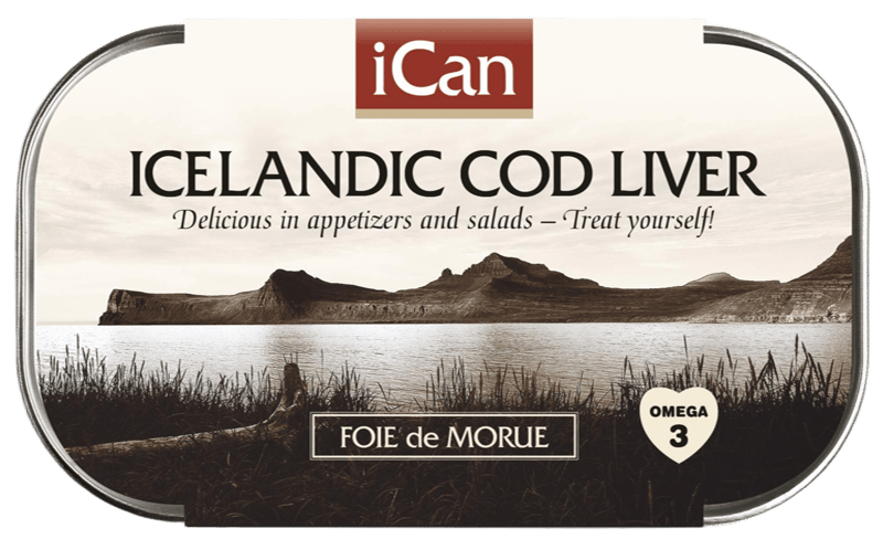 iCan Islandská tresčí játra ve vlastním oleji