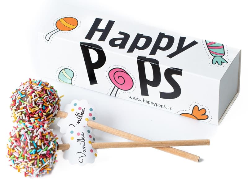 Happy Pops CakePops vanilka (2×45 g)