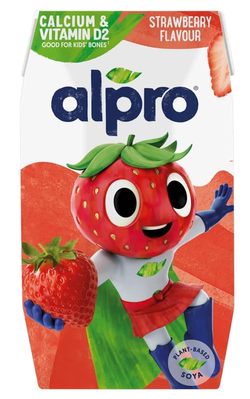 Alpro Kids soy drink strawberry