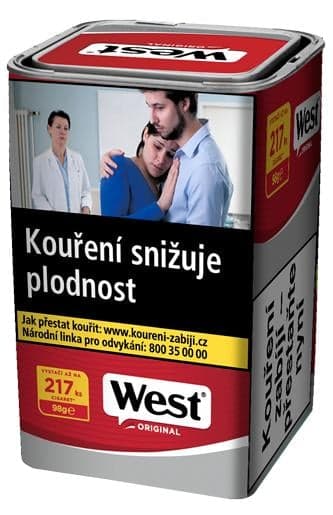 West Red cigaretový tabák