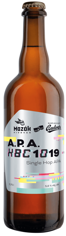 Budějovický Budvar x Pivovar Mazák – A.P.A. HBC 1019