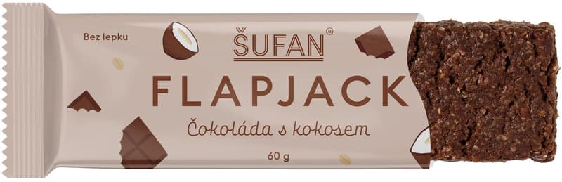 Šufan Flapjack chocolate with coconut