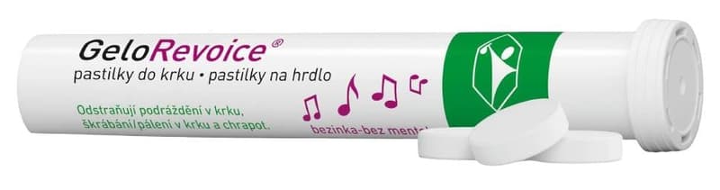GeloRevoice pastilky do krku bezinka mentol 20ks