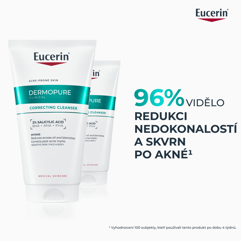 Eucerin DermoPure CLINICAL exfoliační čisticí gel 150ml