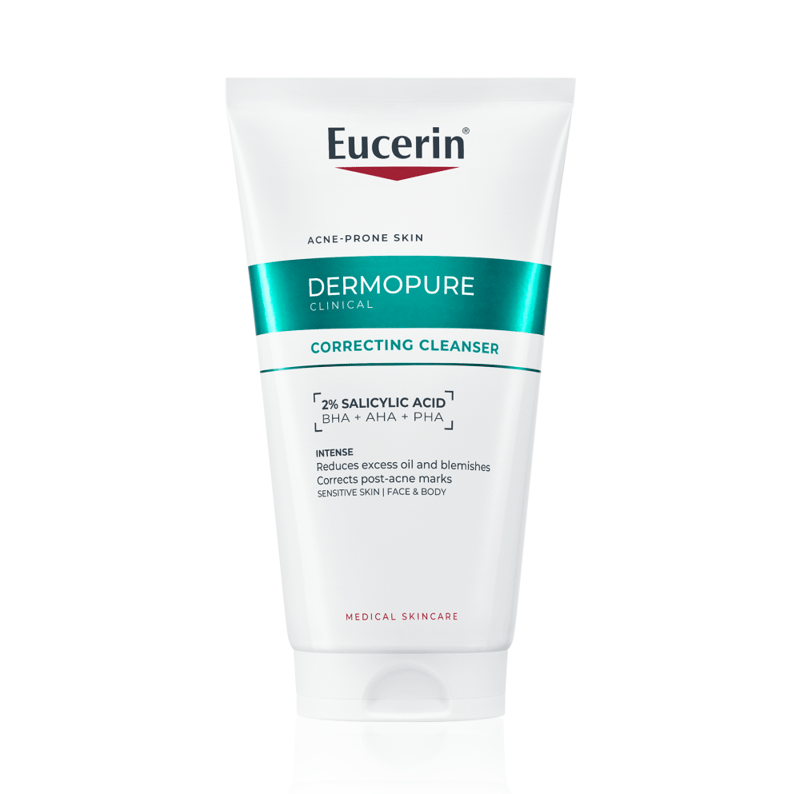 Eucerin DermoPure CLINICAL exfoliační čisticí gel 150ml