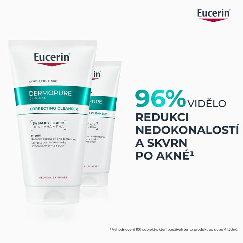 Eucerin DermoPure CLINICAL exfoliační čisticí gel 150ml