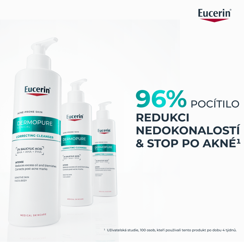 Eucerin DermoPure CLINICAL exfoliační čisticí gel 400ml