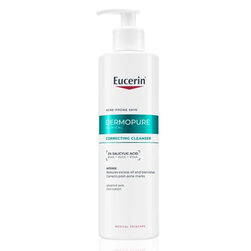 Eucerin DermoPure CLINICAL exfoliační čisticí gel 400ml