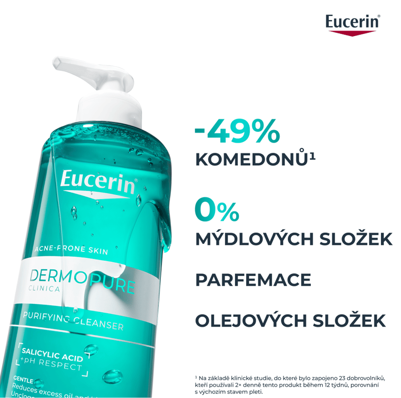 Eucerin DermoPure CLINICAL hloubkově čisticí gel 400ml