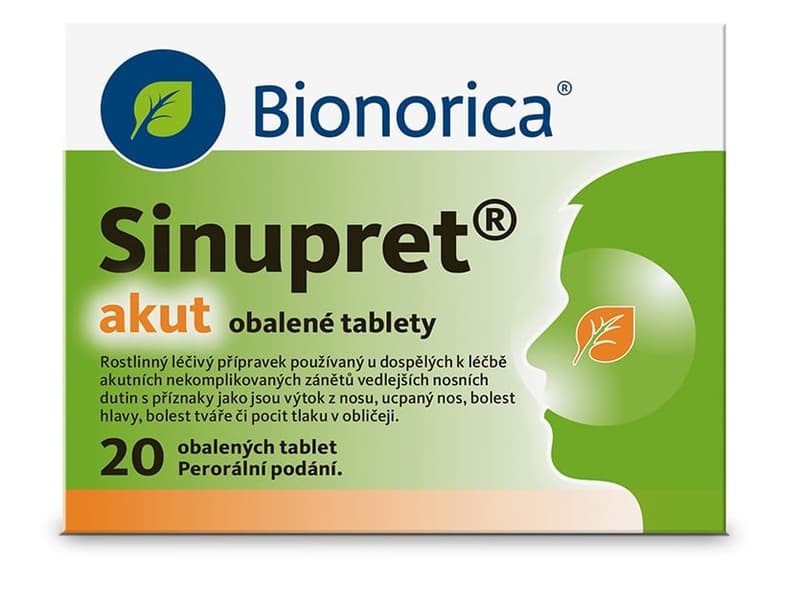 SINUPRET AKUT Obalená tableta 20